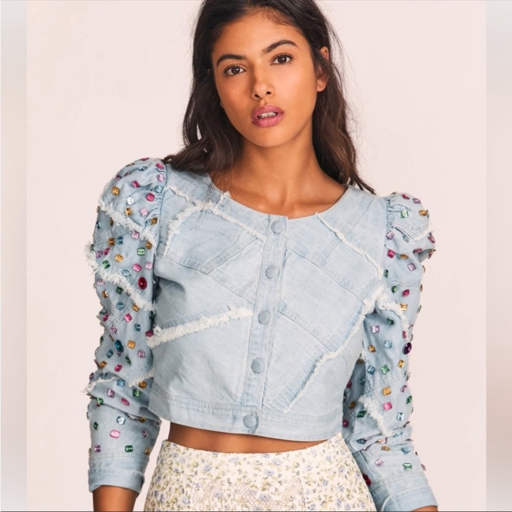 LOVESHACKFANCY DENIM JACKET